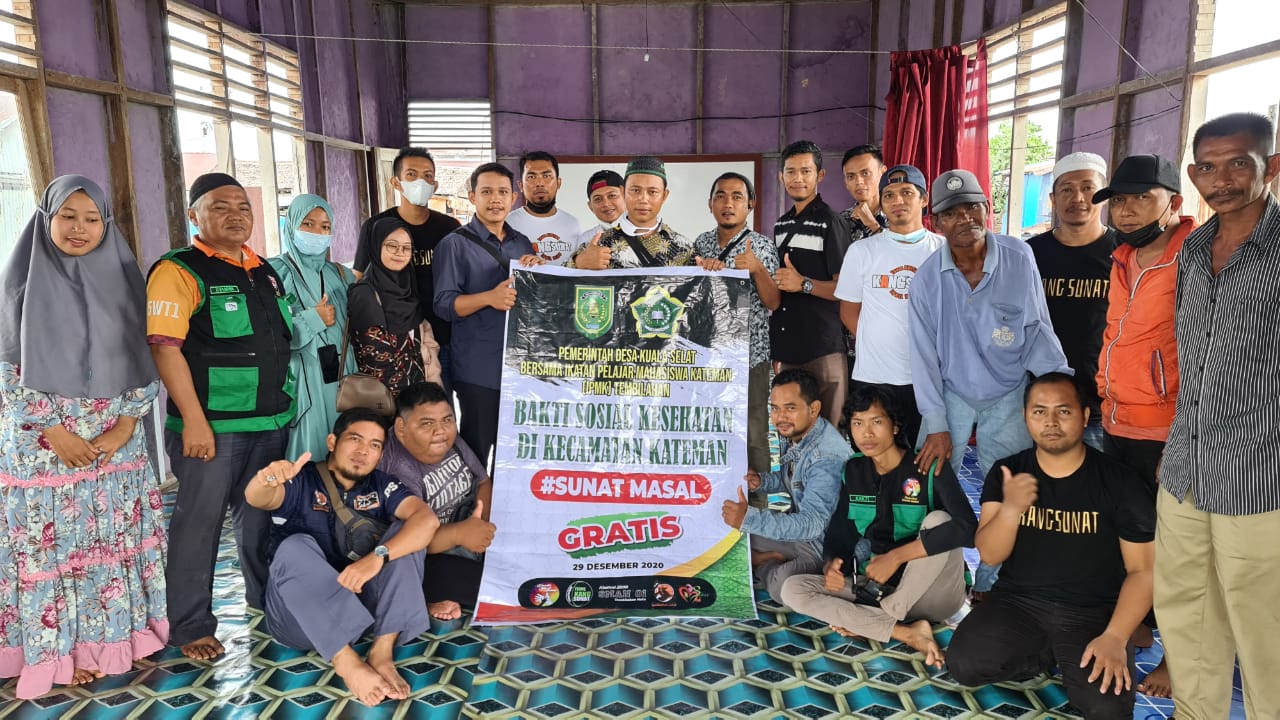 Pemdes Kuala Selat Bersama IPMK Gelar Sunatan Massal